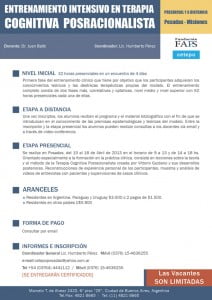 Entrenamiento en Terapia Cognitiva Posracionalista