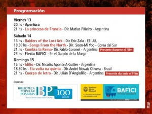 programacion BAFICI ch