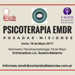 Entrenamiento en psicoterapia EMDR: Seminario sobre Psicotraumatología