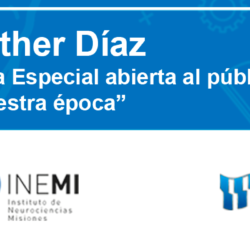 Conferencia Especial abierta al público “Pensar nuestra época”