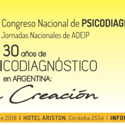 XXII Congreso Nacional de Psicodiagnóstico y XXIX Jornadas Nacionales de ADEIP