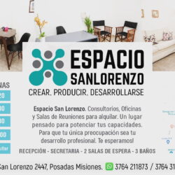 Consultorios por hora en Espacio San Lorenzo