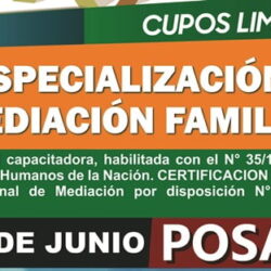 Curso “Especialización en Mediación Familiar”