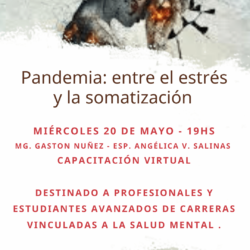 Capacitación Virtual “Pandemia: Entre el Estrés y la Somatización”