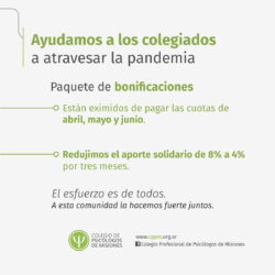 Beneficios para los matriculados CPPM