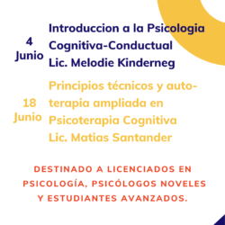 ”Jornadas Virtuales: Introducción a la Psicoterapia Cognitiva – Conductual”
