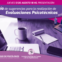 Presentación de la Guía de Sugerencias para realizar Evaluaciones Psicotécnicas Online