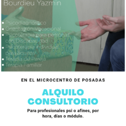 Alquiler de consultorio en microcentro de Posadas