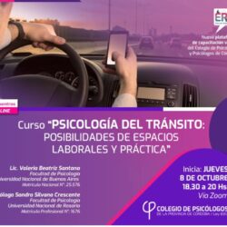 Curso “Psicología del Tránsito”