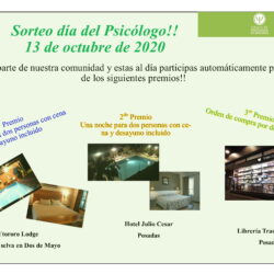 Sorteo Día del Psicólogo 2020