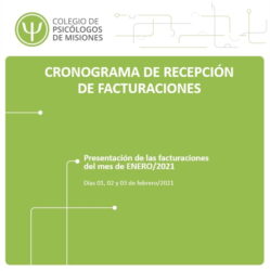 Acreditaciones de obras sociales del día 11/01/2021