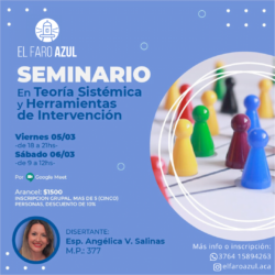Seminario en Teoría Sistémica y Herramientas de Intervención