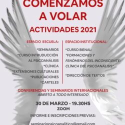 Seminario Psicoanalítico: Actividades 2021