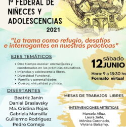 2º Jornada Provincial y 1º Federal de Niñeces y Adolescencias 2021