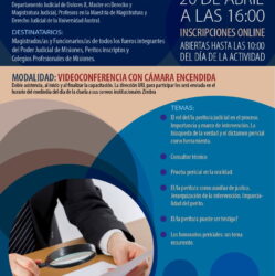 Curso de Pericias Judiciales “El Rol Protagónico de la Prueba”