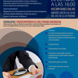 Curso de Pericias Judiciales “El Rol Protagónico de la Prueba”