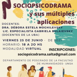 Taller: Introducción al Sociopsicodrama y sus múltiples aplicaciones