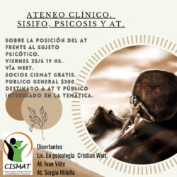 Ateneo Clínico: Sisfo, Psicosis y A.T.