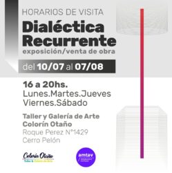 Dialéctica Recurrente: exposición/venta de obra