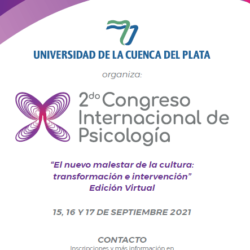 2º Congreso Internacional de Psicología – Organizado por la UCP