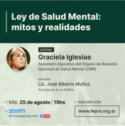 Ciclo de Conversatorios: “Ley de Salud Mental, mitos y realidades”
