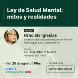 Ciclo de Conversatorios: “Ley de Salud Mental, mitos y realidades”