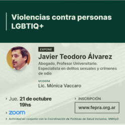 Ciclo de Conversatorios: “Violencia contra personas LGBTIQ+”