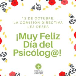 ¡¡Feliz día del Psicólog@!!