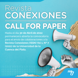 Convocatoria Revista Conexiones, Universidad de la Cuenca del Plata