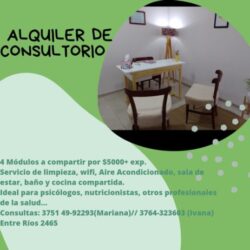 Alquiler de consultorio – Posadas