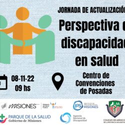Jornada de actualización: “Perspectiva de discapacidad en salud”