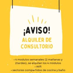 Alquiler de consultorio – Posadas