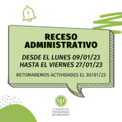 Receso Administrativo 2023