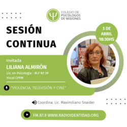 Sesión Continua – 03/04/2023 – Invitada Lic. Liliana Almirón