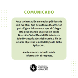 COMUNICADO