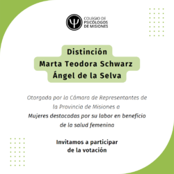 Distinción Marta Teodora Schwarz – Ángel de la selva 2023