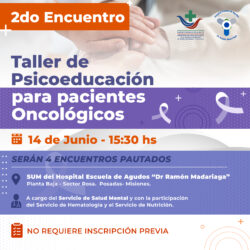 Taller de Psicoeducación para pacientes oncológicos