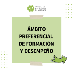 FICHA PROFESIONAL – Ámbito Preferencial de Formación y Desempeño