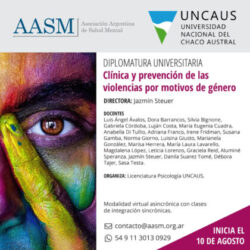 Diplomatura Universitaria: “Clínica y prevención de las violencias por motivos de género”