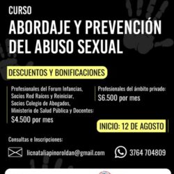 Curso: “Abordaje y prevención del abuso sexual”