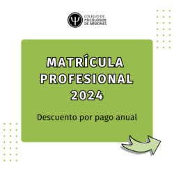 Matrícula Profesional 2024