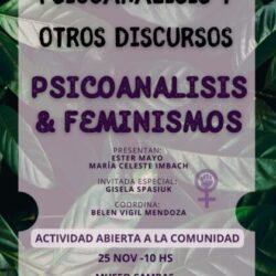 Seminario Anual Misiones Psicoanálisis y otros discursos: “Psicoanálisis y feminismos”