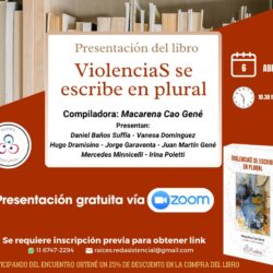 Presentación del Libro “ViolenciaS se escribe en plural”