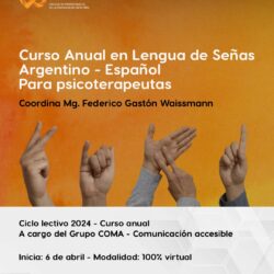 Curso Anual en Lengua de Señas Argentino – Español para psicoterapeutas