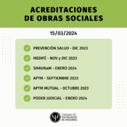 Acreditaciones 15/03