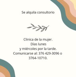 Alquiler disponible en Posadas
