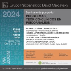 Seminario de Posgrado Problemas Teórico -Clínicos en Psicoanálisis II