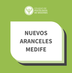Actualización de aranceles y coseguro MEDIFE