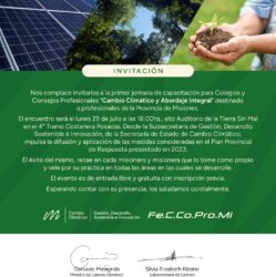 Capacitación  «Cambio Climático y Abordaje Integral»