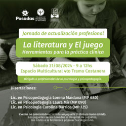 Actualización Profesional “La literatura y el juego: Herramientas para la práctica clínica”